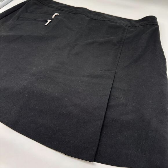IZOD Black Golf Skort Women's Size 12 - Picture 3 of 10